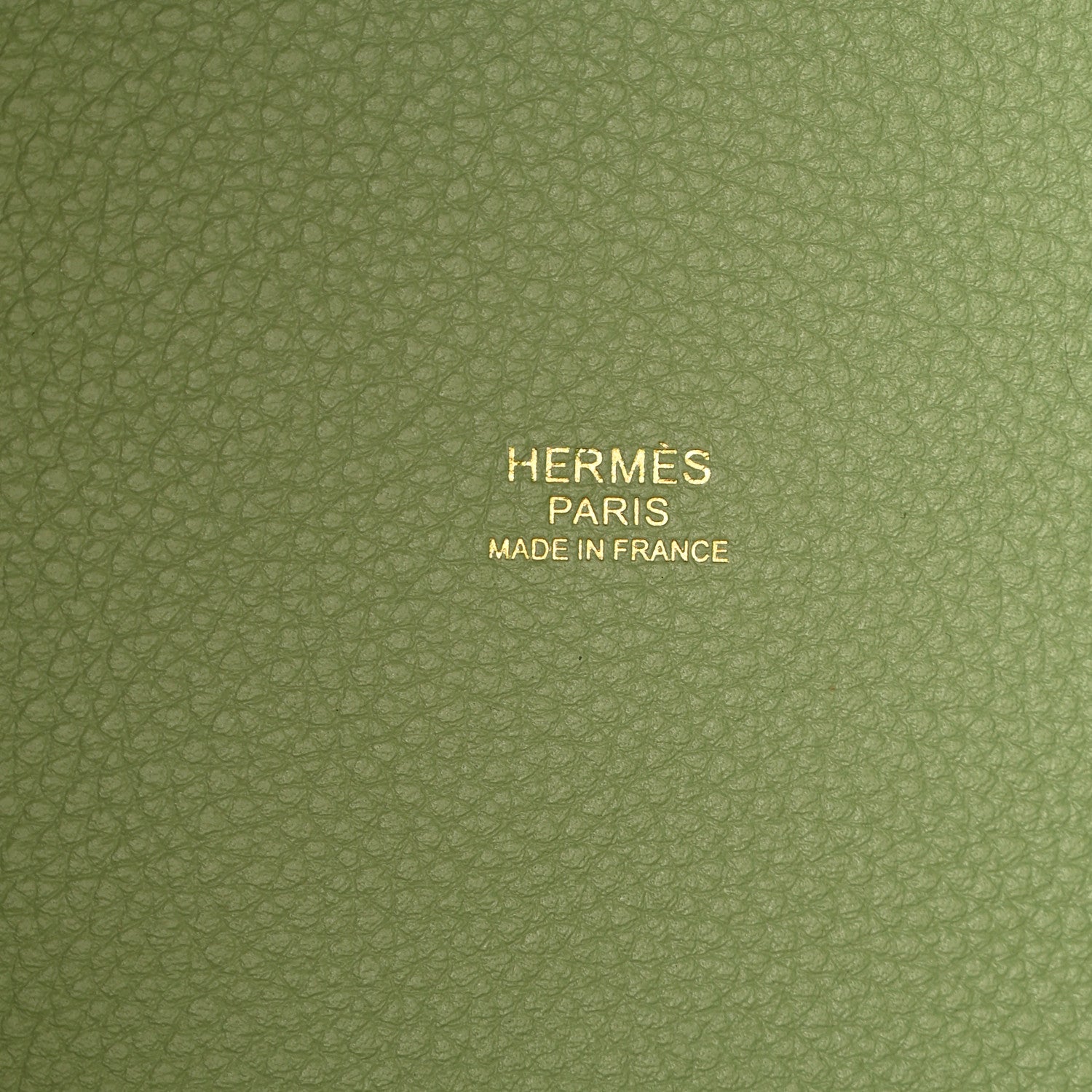 Hermes Taurillon Clemence Picotin Lock 22 MM Vert Criquet 6 of 11