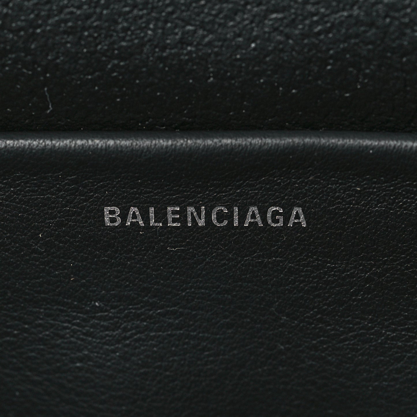 Calfskin Logo S Everyday Camera Bag Black