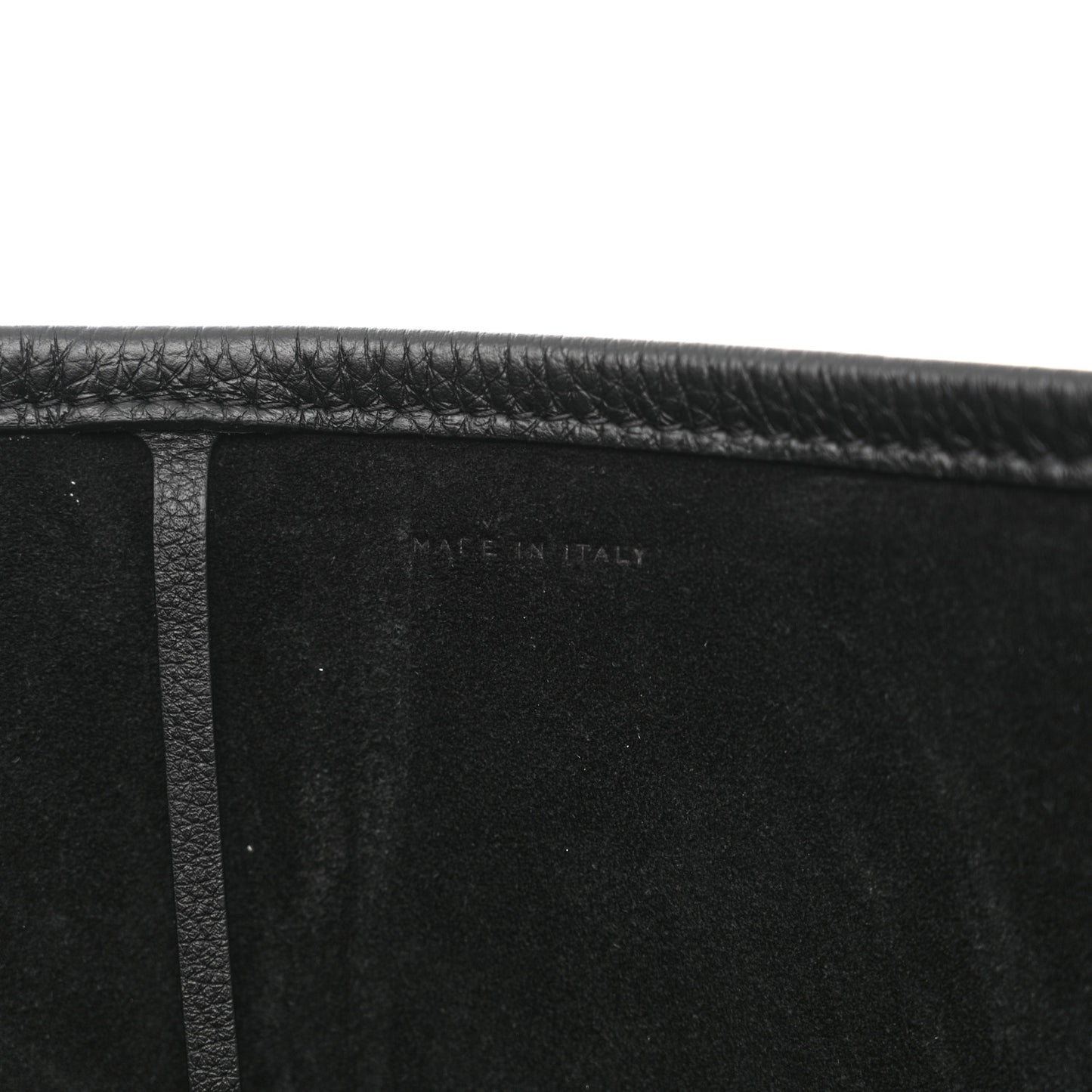 Grained Calfskin Large N/S Park Tote Black