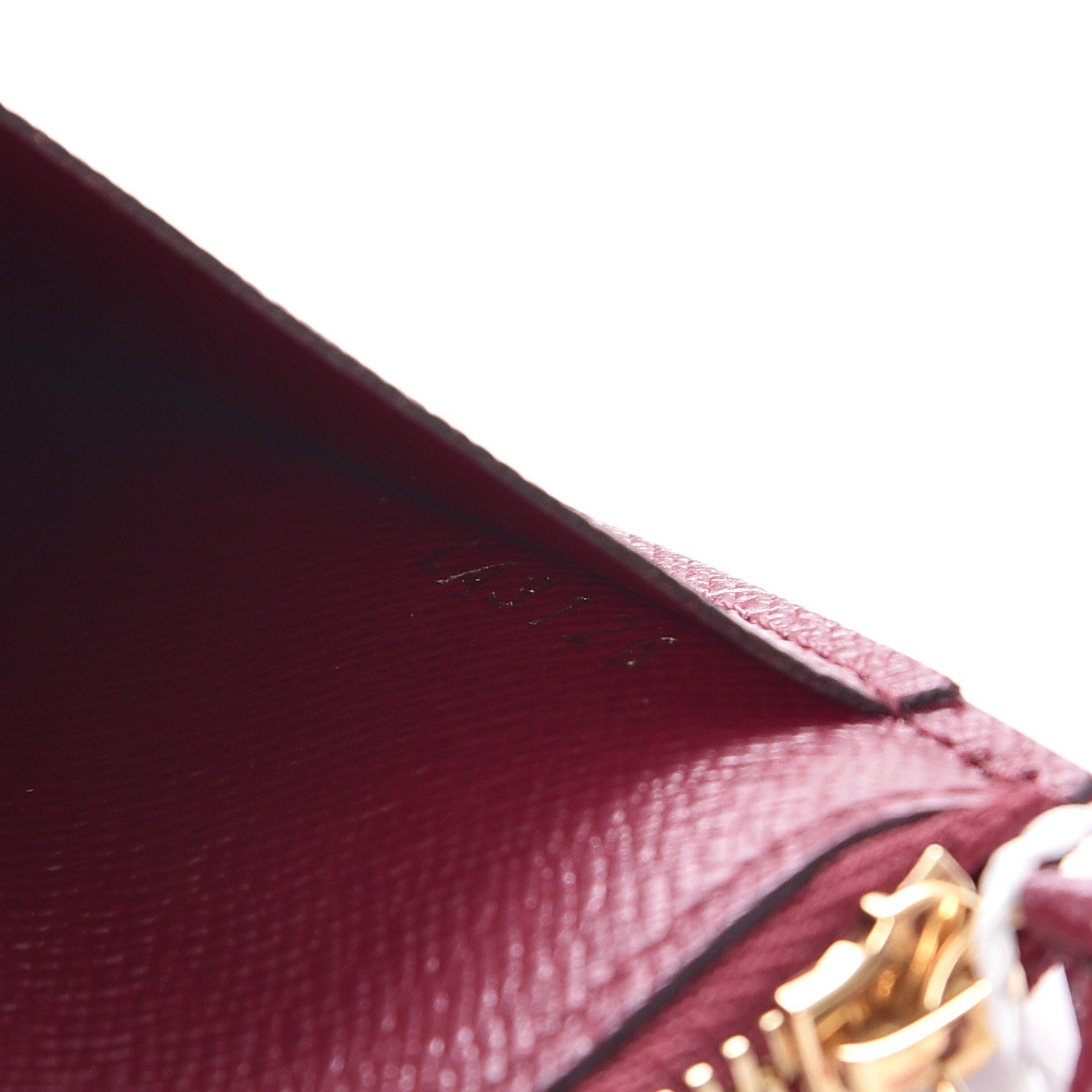 Louis Vuitton Calfskin Jeanne Wallet Zippered Insert Fuchsia 7 of 7