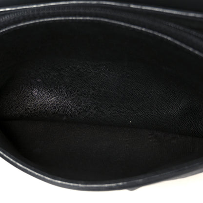 Chanel Lambskin Half Moon Wallet On Chain WOC Black 6 of 13