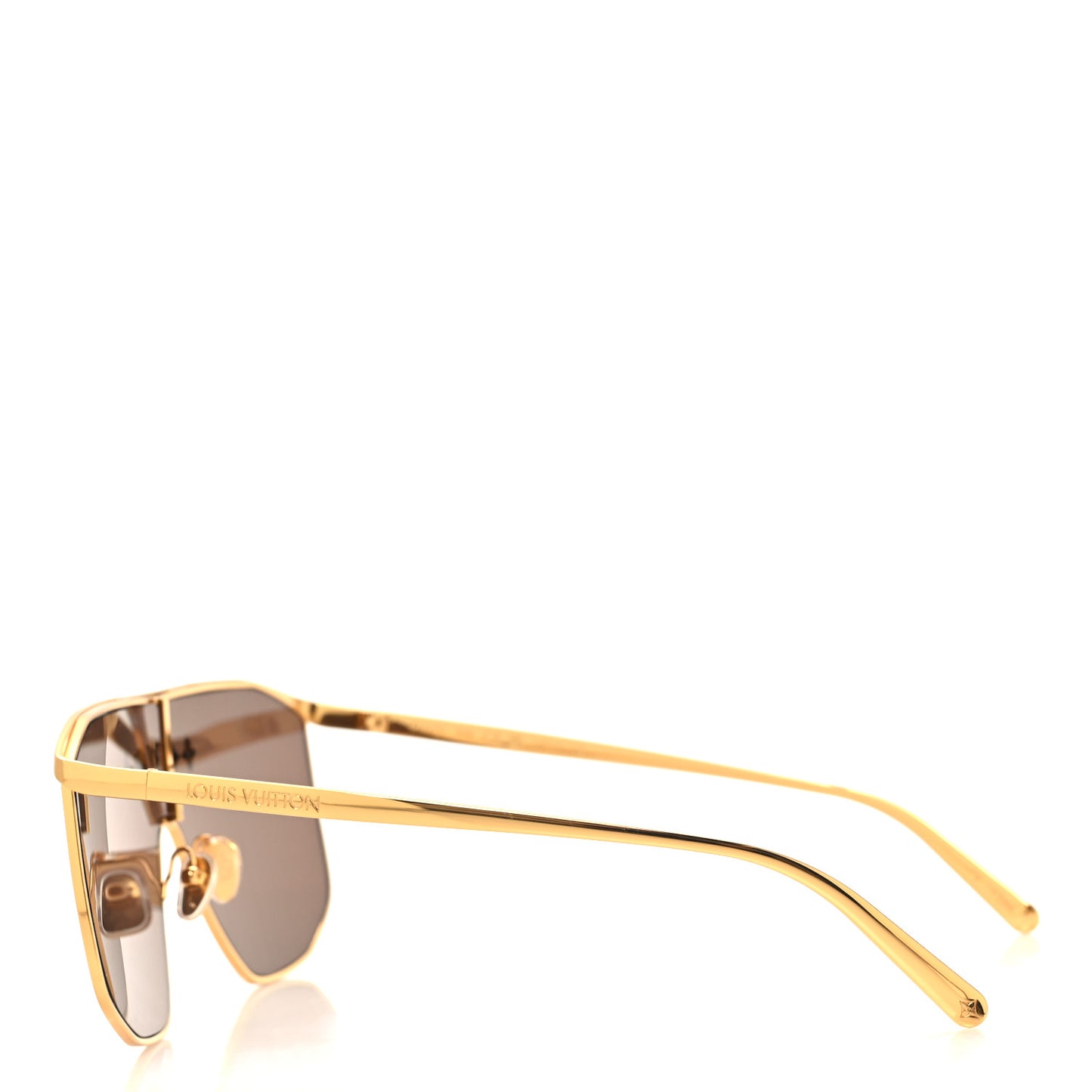Metal LV Golden Mask Sunglasses Z1717U Gold