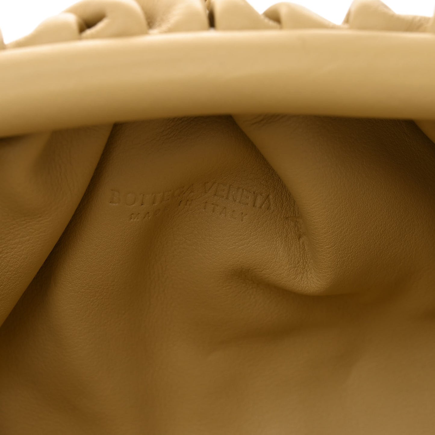 Butter Calfskin The Mini Pouch Tapioca