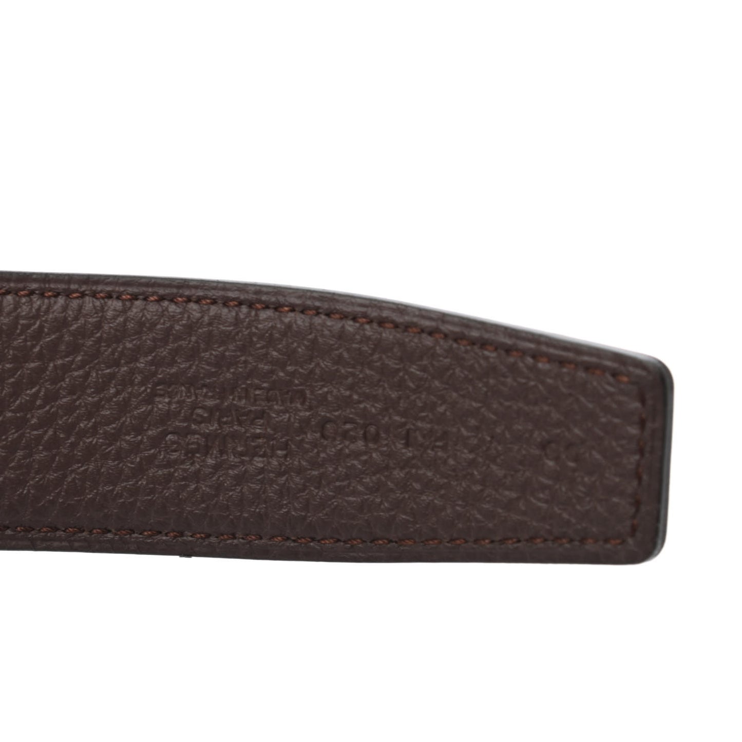 Togo 32mm H Belt 90 Black Chocolate