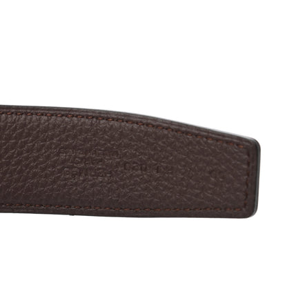 Hermes Togo 32mm H Belt 90 Black Chocolate 4 of 5
