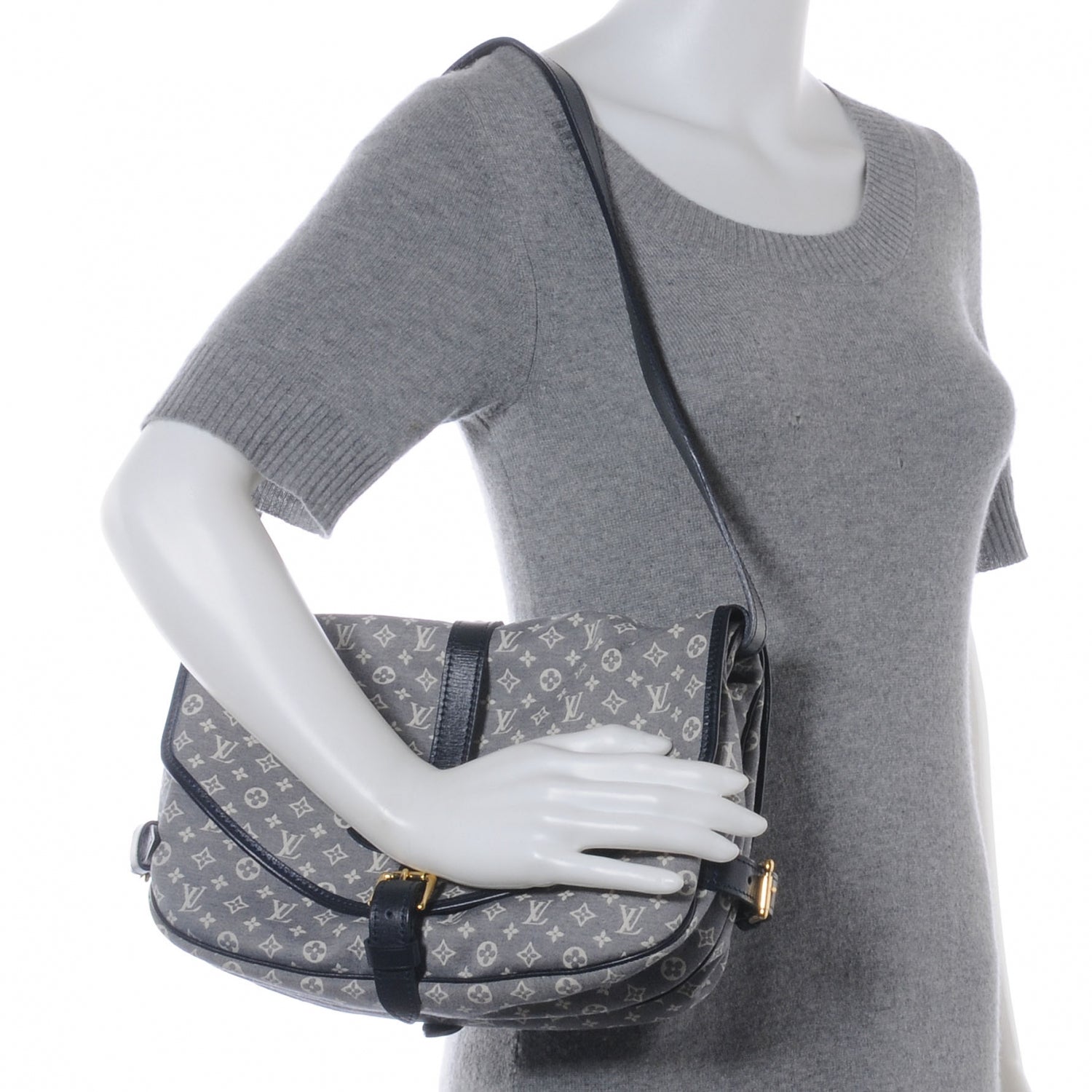 Louis Vuitton Monogram Idylle Saumur PM Encre 2 of 7
