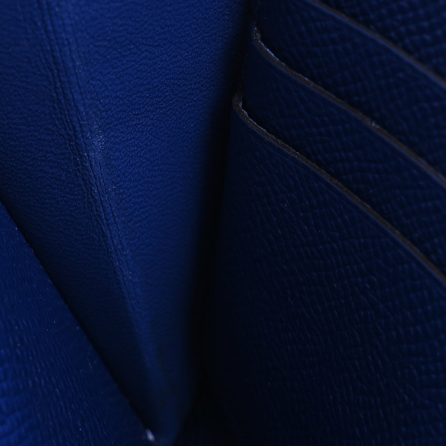 Epsom Kelly Longue Wallet Bleu Electrique