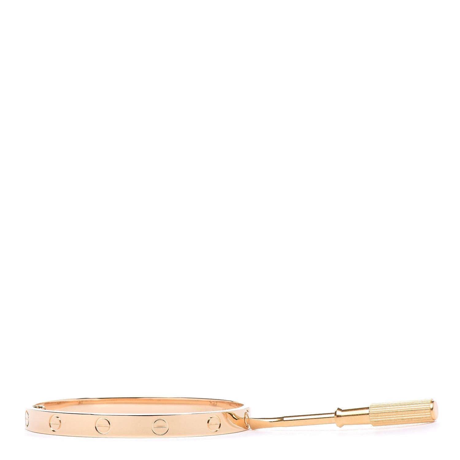 Cartier 18K Yellow Gold LOVE Bracelet 17 4 of 7
