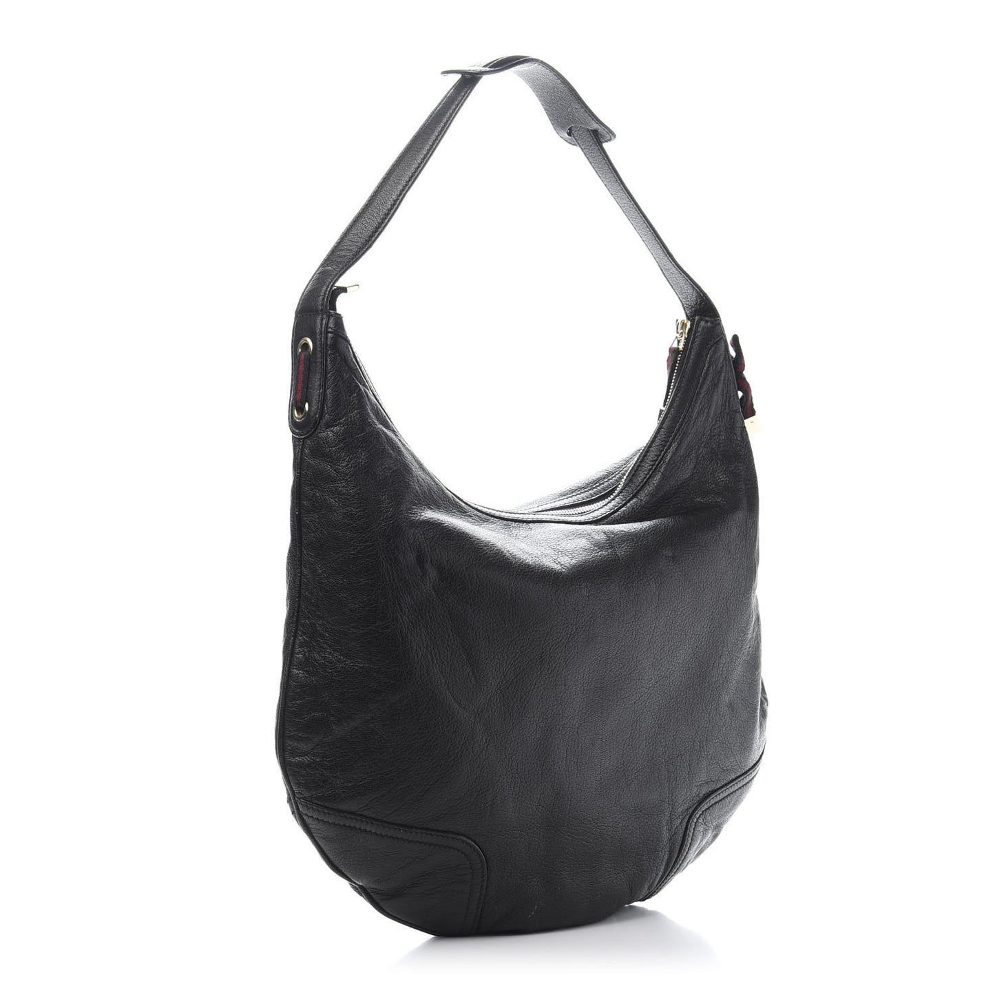Calfskin Large Princy Hobo Black