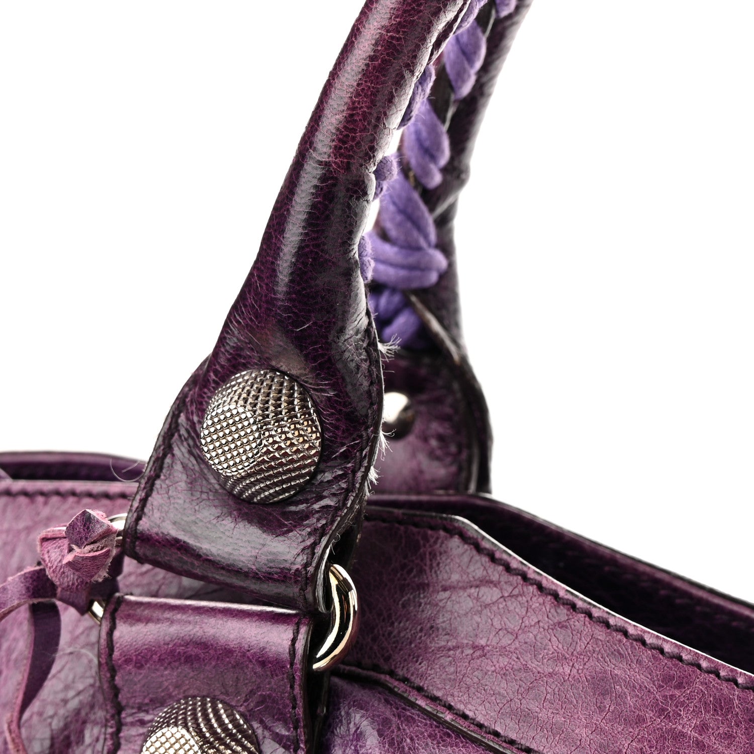 Balenciaga Agneau Giant 21 Silver Hardware City Raisin 13 of 21