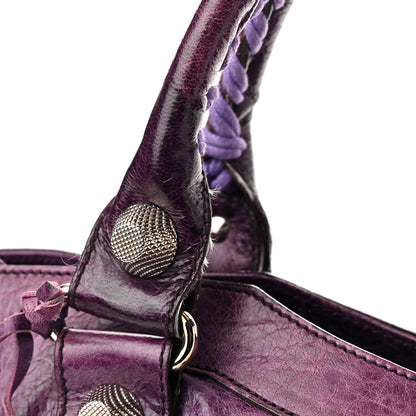 Balenciaga Agneau Giant 21 Silver Hardware City Raisin 13 of 21