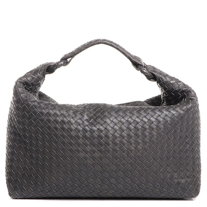 Bottega Veneta Nappa Intrecciato Sloane Hobo Ferro Gray 1 of 9