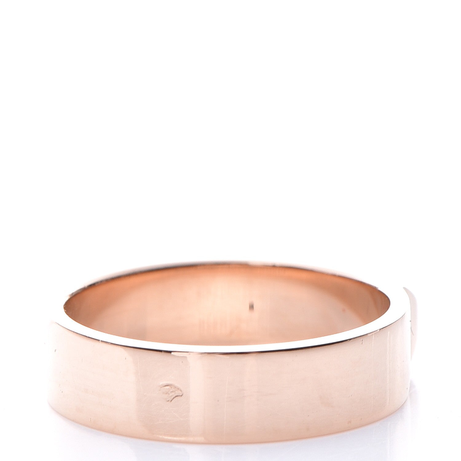Hermes 18K Rose Gold PM Collier De Chien Ring 52 6 3 of 7