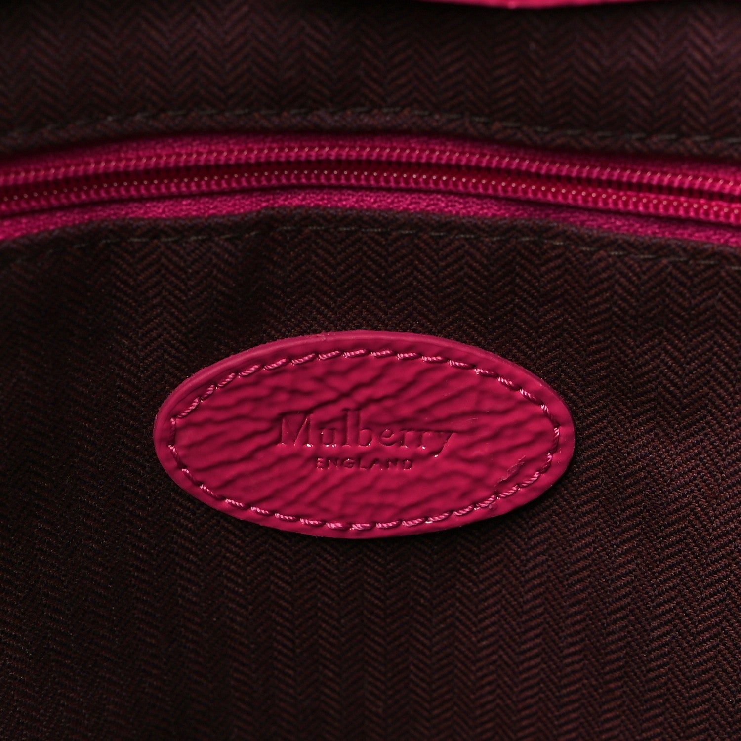 Mulberry Spongy Patent Small Alexa Pink 6 of 8