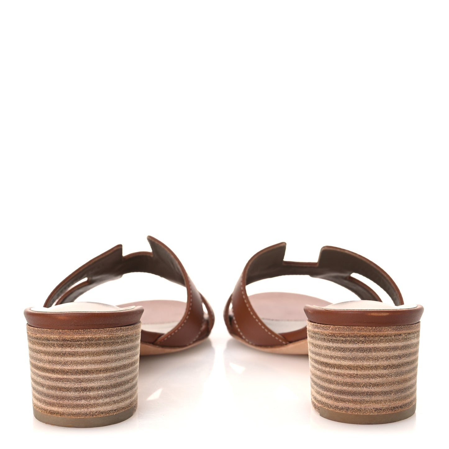 Calfskin Oasis Sandals 39 Gold