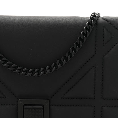 Christian Dior Ultra Matte Calfskin Diorama Wallet on Chain Pouch Black 8 of 11