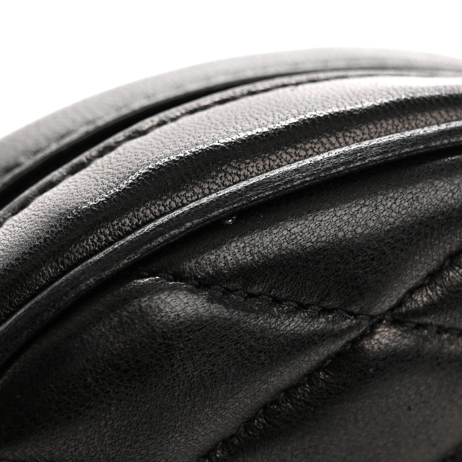 Saint Laurent Lambskin Quilted Lolita Cosmetic Pouch Black 9 of 10