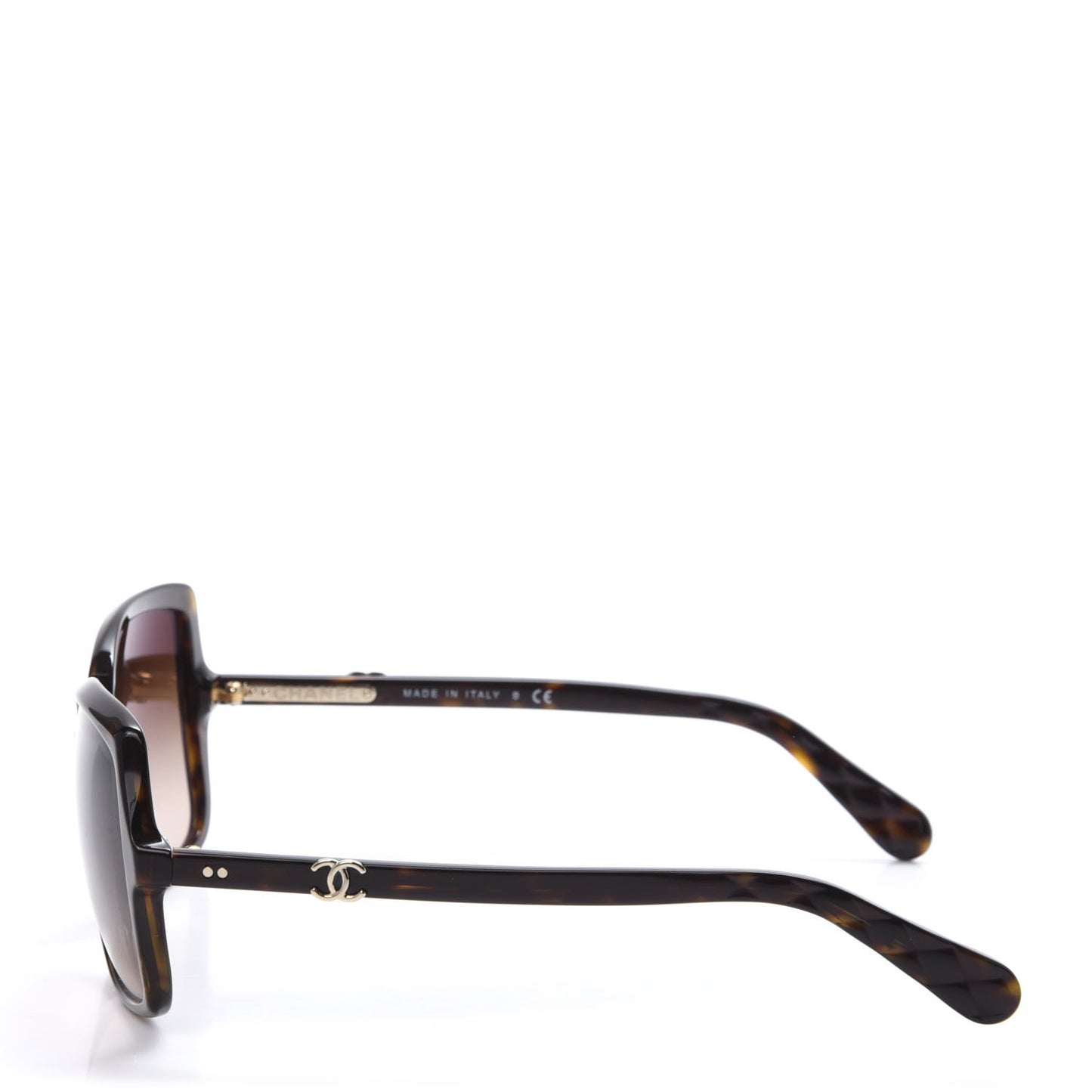Square CC Logo Sunglasses 5245 Tortoise