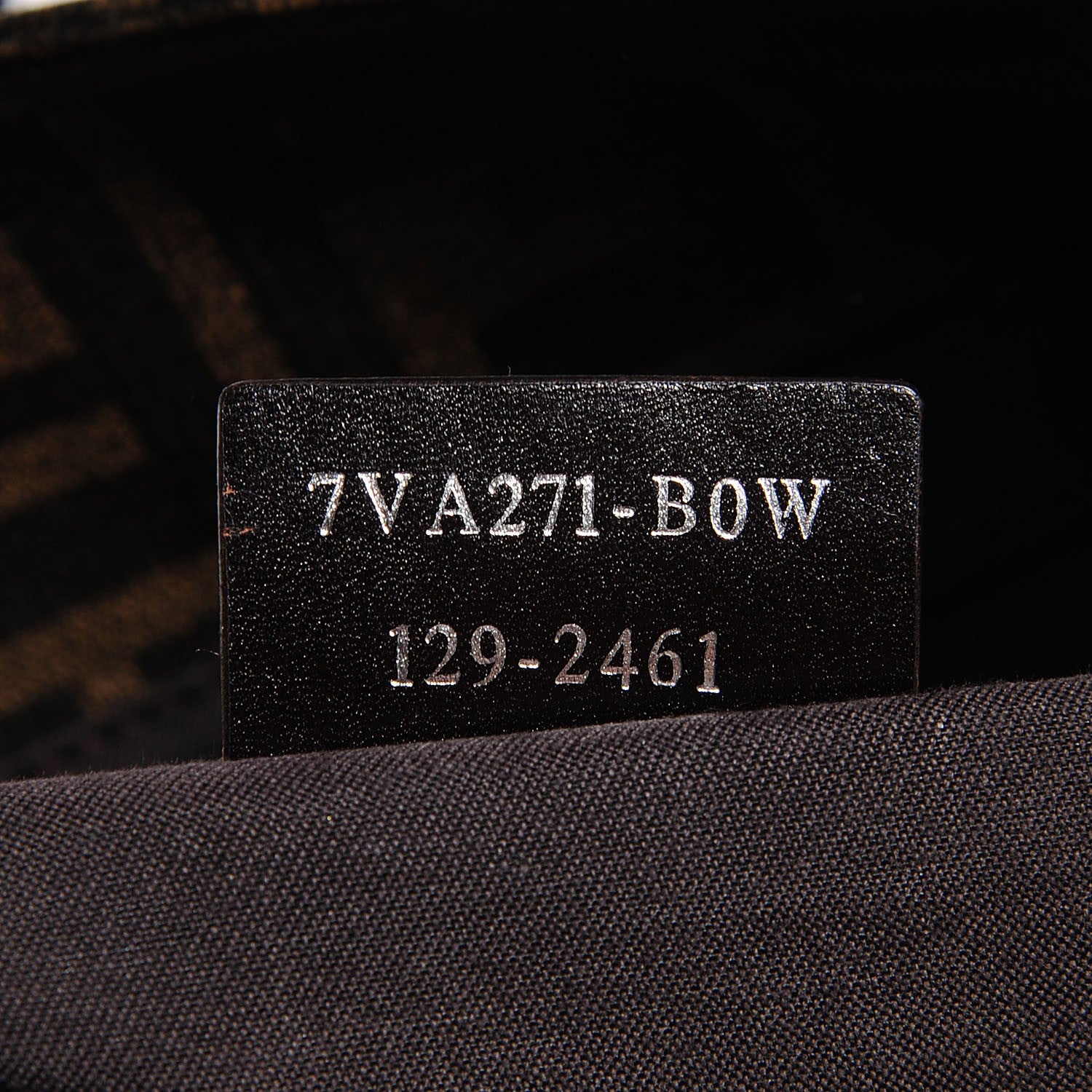 Fendi Zucca Spalmati Large Tote Tobacco 7 of 11