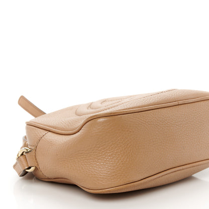 Gucci Pebbled Calfskin Small Soho Disco Bag Camelia 10 of 14