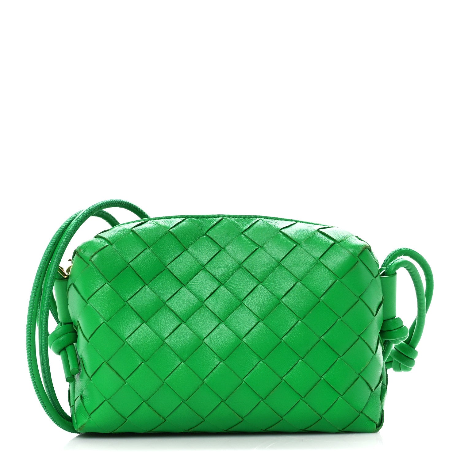 Bottega Veneta Nappa Intrecciato Mini Loop Camera Bag Parakeet 1 of 11