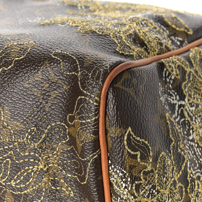 Louis Vuitton Monogram Dentelle Speedy 30 Gold 8 of 8