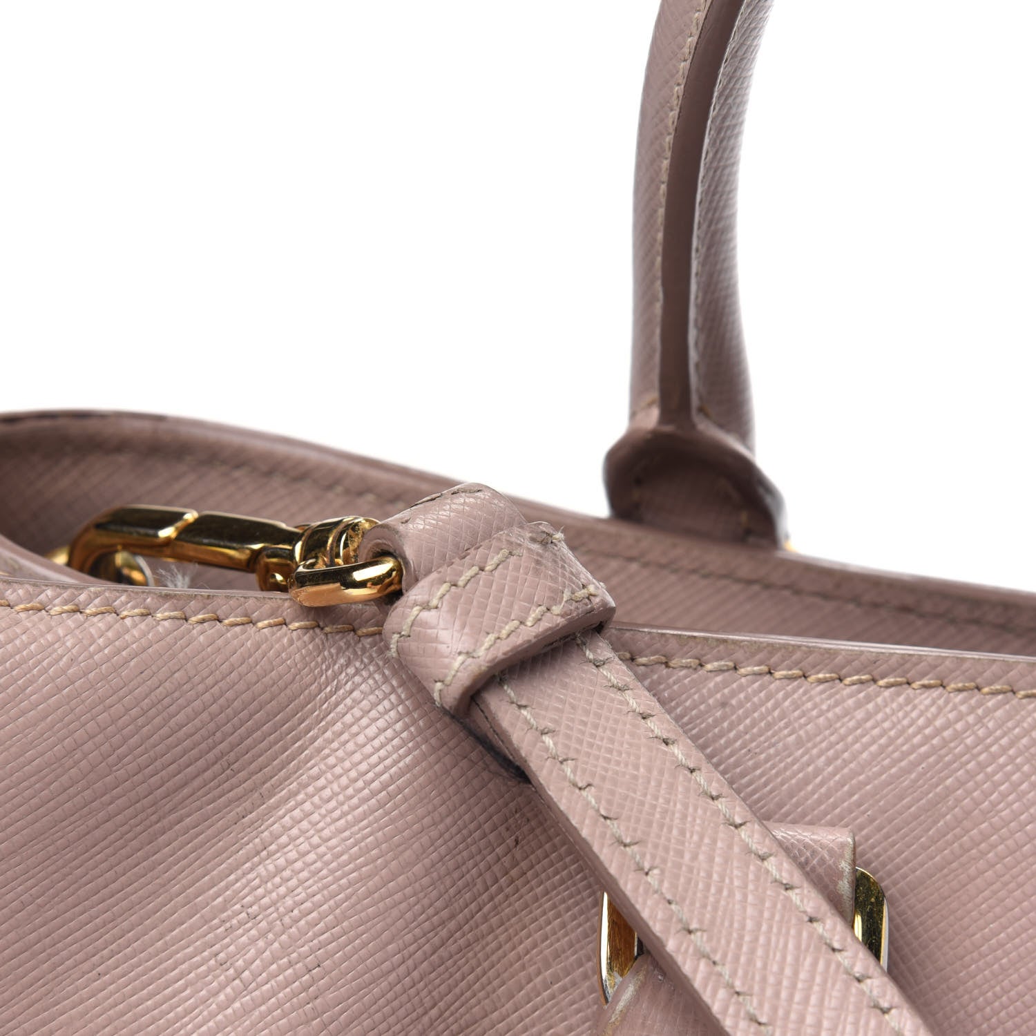 Prada Saffiano Small Galleria Double Zip Tote Cammeo 8 of 29