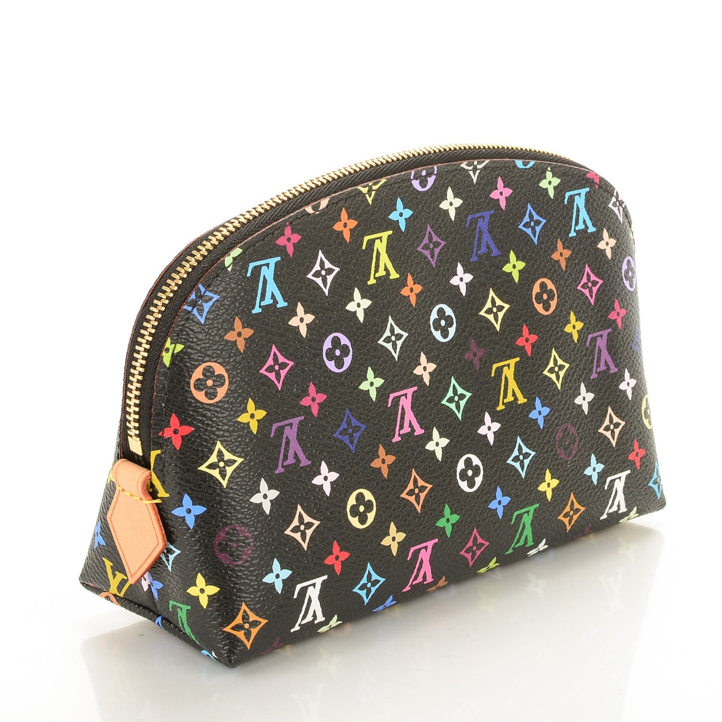 Monogram Multicolor Cosmetic Pouch Black Grenade