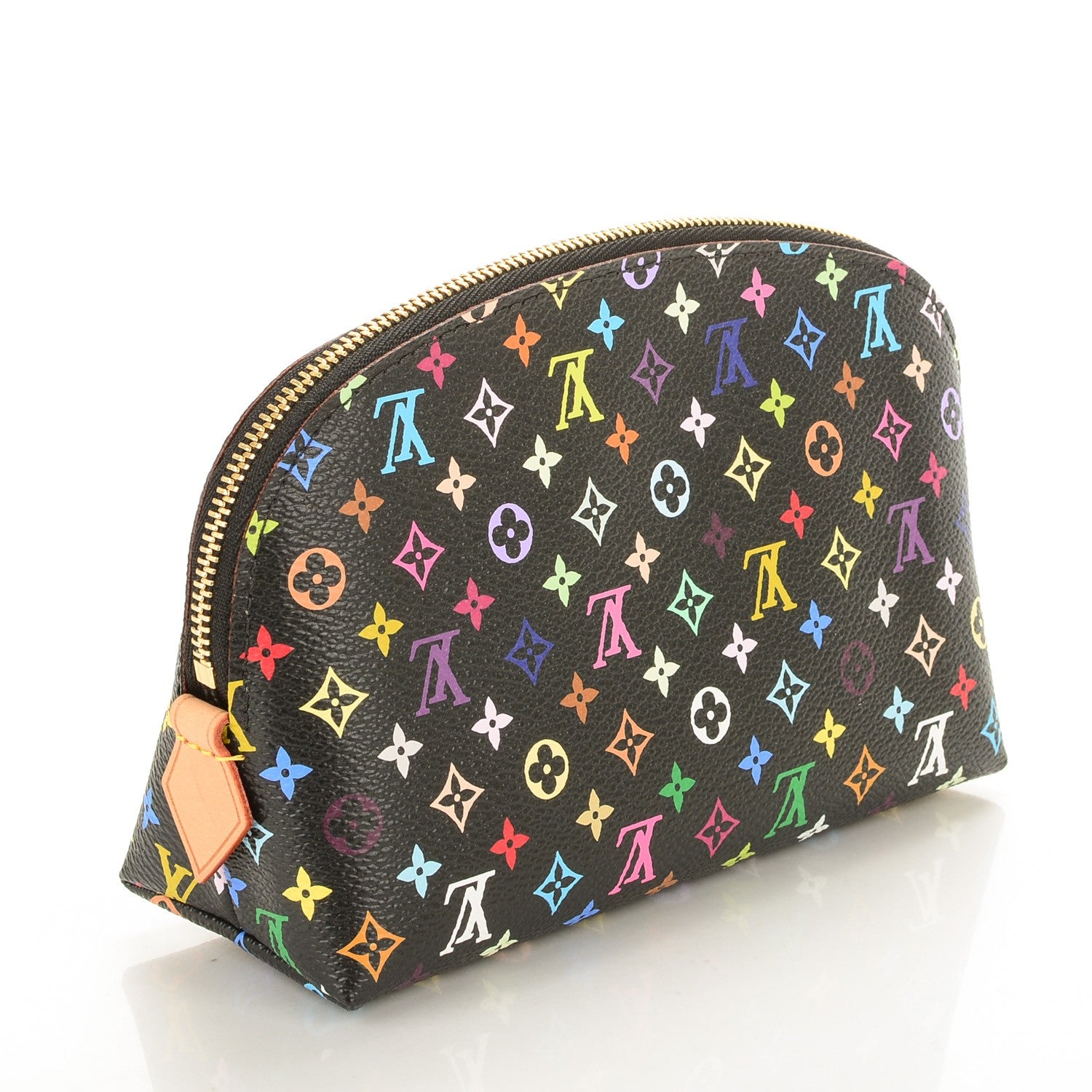 Louis Vuitton Monogram Multicolor Cosmetic Pouch Black Grenade 3 of 7