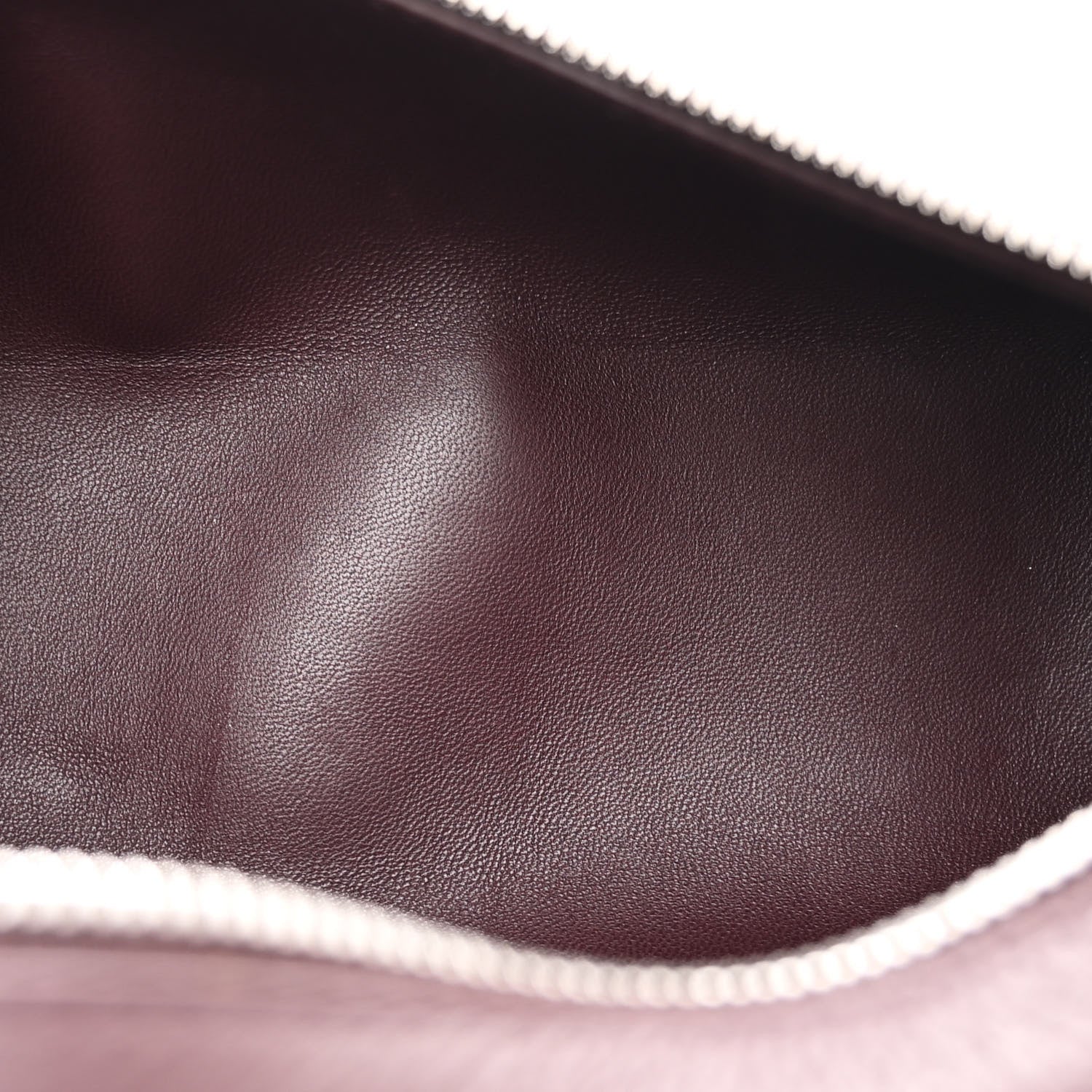 Loro Piana Grained Calfskin L19 Extra Pocket Pouch Azuki Beans 5 of 9