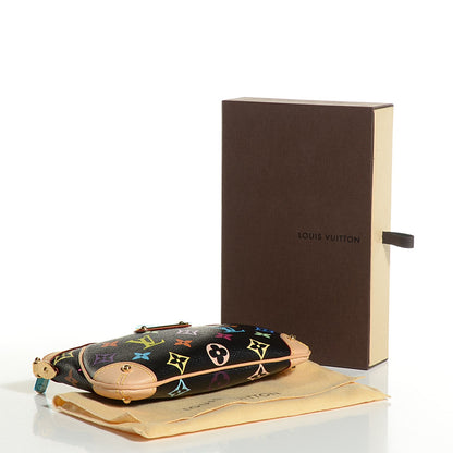 Louis Vuitton Monogram Multicolor Pochette Milla MM Black 4 of 7