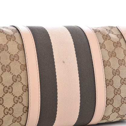 Gucci Monogram Vintage Web Medium Top Handle Bag Beige 9 of 16