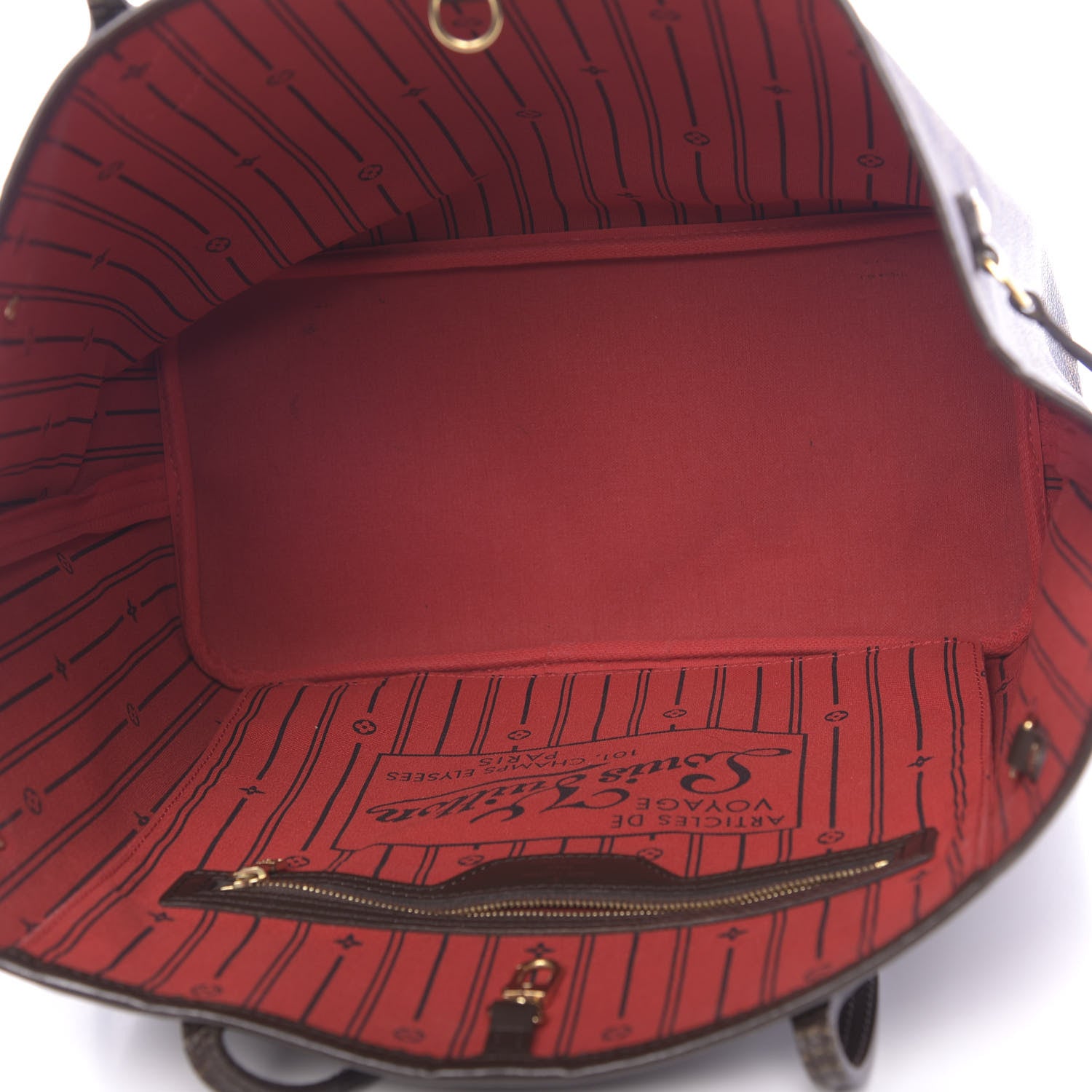 Louis Vuitton Damier Ebene Neverfull MM 5 of 10