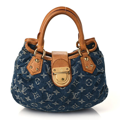 Louis Vuitton Monogram Denim Pleaty Blue 1 of 7
