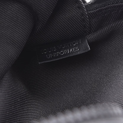 Louis Vuitton Taurillon Monogram Uniformes Solar Ray Soft Pochette Volga Belt Bag Black 5 of 9