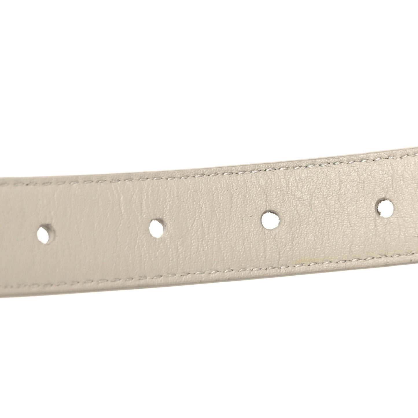 Smooth Calfskin 20mm Cintura Belt 90 36 Crema Soft