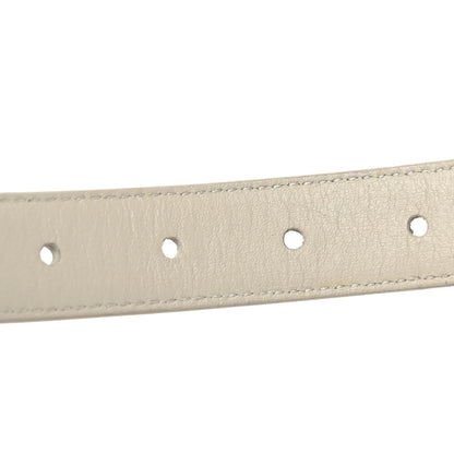 Saint Laurent Smooth Calfskin 20mm Cintura Belt 90 36 Crema Soft 5 of 5