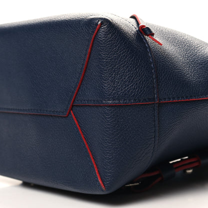 Louis Vuitton Soft Calfskin Lockme Backpack Marine Rouge 9 of 9