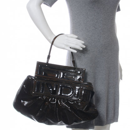 Fendi Tortoise Patent To You Convertible Clutch 2 of 9