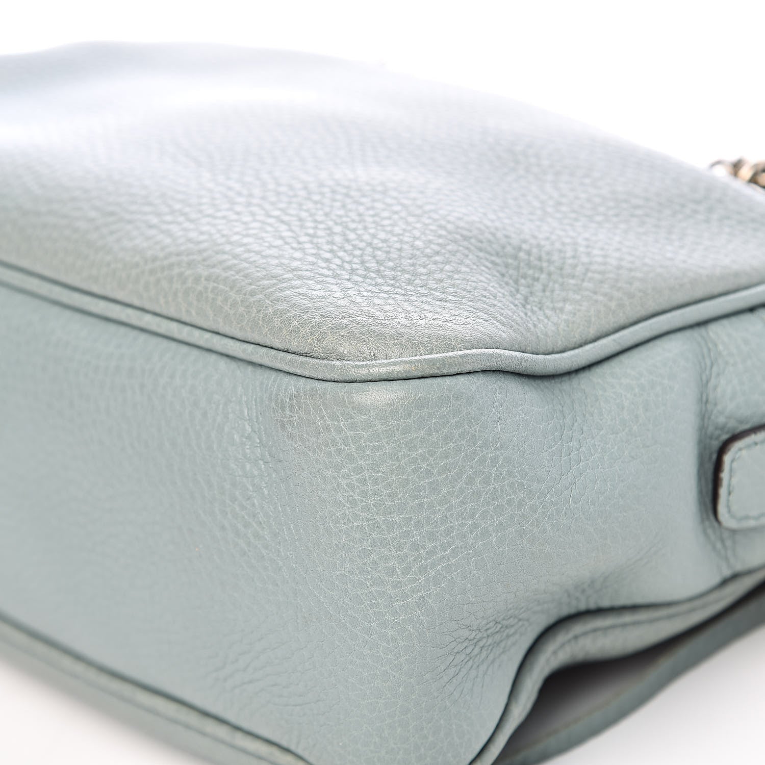 Gucci Pebbled Calfskin Small Soho Bowler Light Blue 11 of 12