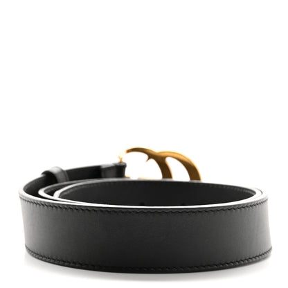 Gucci Calfskin Double G 30mm Belt 75 30 Black 3 of 8