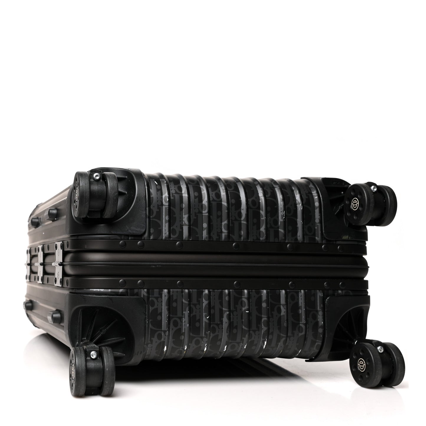 X RIMOWA Aluminum Zucca Print Roll Away Carry On Luggage