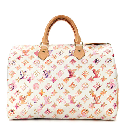 Louis Vuitton Watercolor Aquarelle Speedy 35 White 1 of 16
