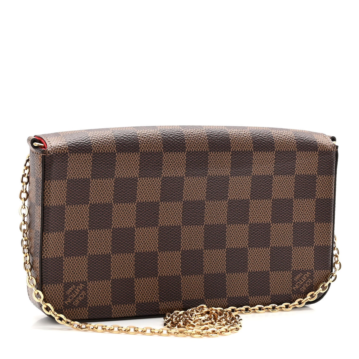 Damier Ebene Pochette Felicie Chain Wallet