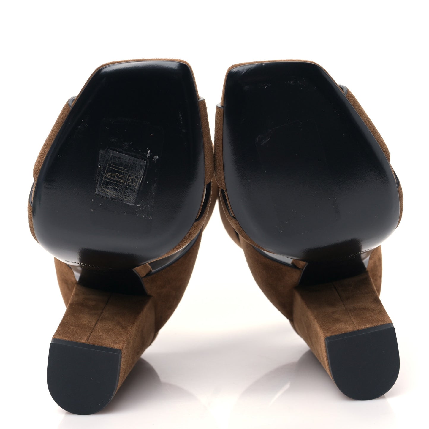 Suede Oak Mule Sandals 40 Camel