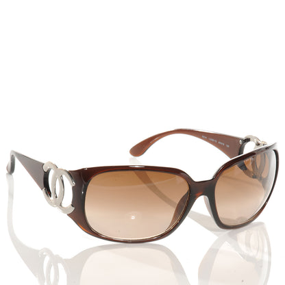 Chanel CC Sunglasses 6014 Brown 3 of 5