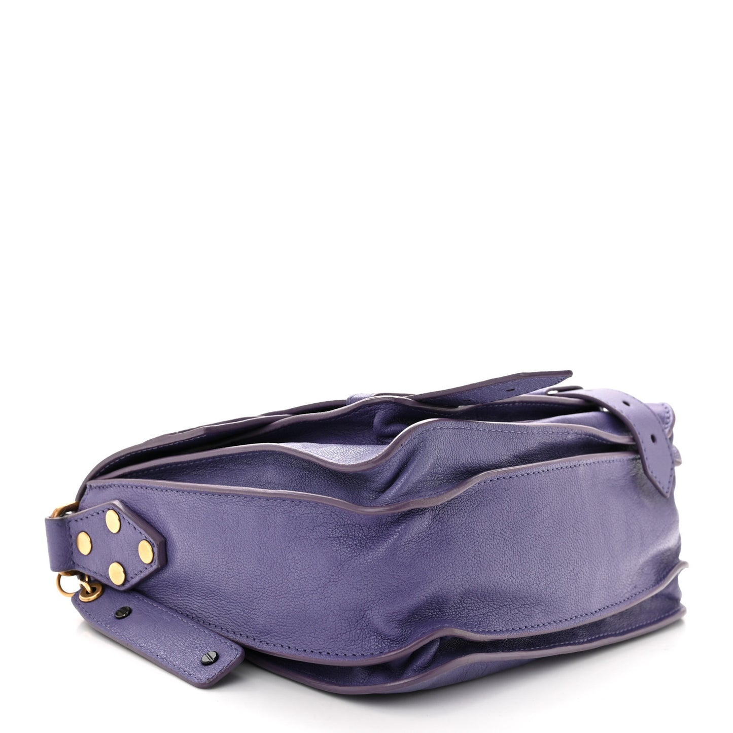 Lambskin PS1 Mini Pouch Messenger Bag Berry