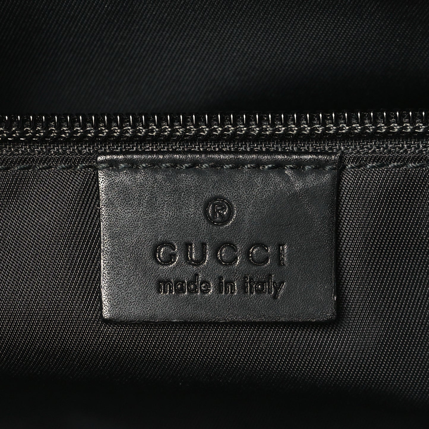 GG Supreme Monogram Calfskin Web Medium Flat Messenger Bag Beige Ebony Black