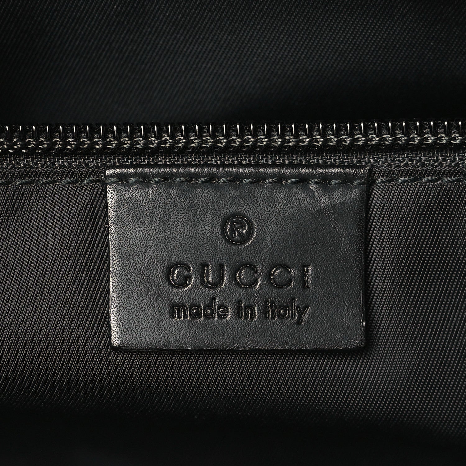 Gucci GG Supreme Monogram Calfskin Web Medium Flat Messenger Bag Beige Ebony Black 6 of 10