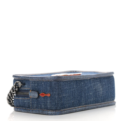 Christian Louboutin Miss Denim Calfskin Radioloubi Denim Sabagold 4 of 10
